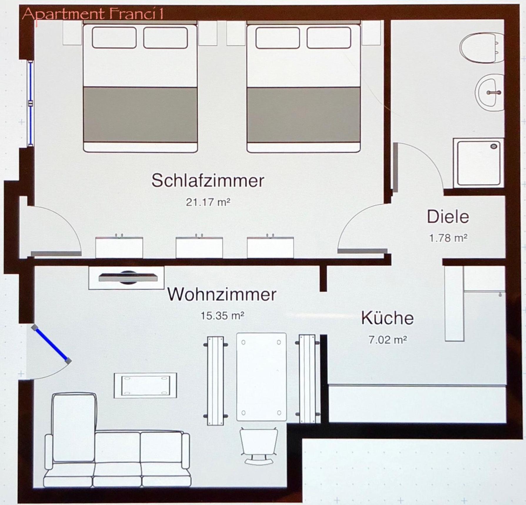 Apartment Franci Wiebelskirchen Luaran gambar